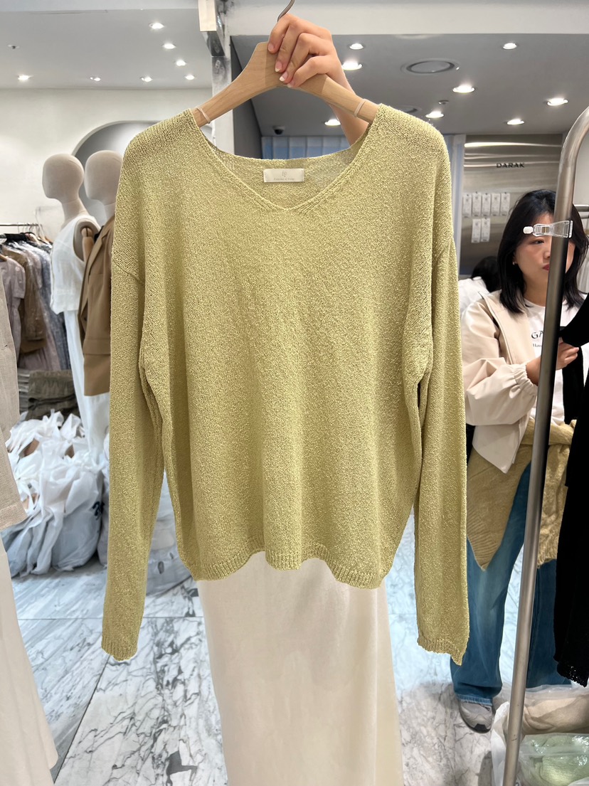 FF直郵韓國代購㊣女裝新款休閑25春夏人氣時尚推薦熱賣針織衫FF/SUNDAY針織衫圖色4