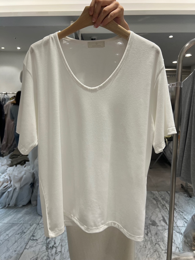 FF韓國㊣直郵東大門代購女裝新品25春夏時尚休閑熱賣推薦T恤FF/SUNDAYT恤