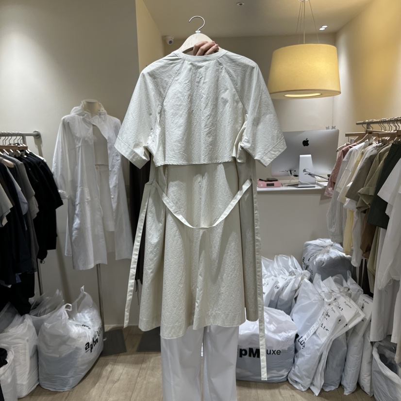 GARDEN韓國直郵㊣女裝新品人氣25春夏推薦連衣裙含腰帶斗篷GARDEN連衣裙