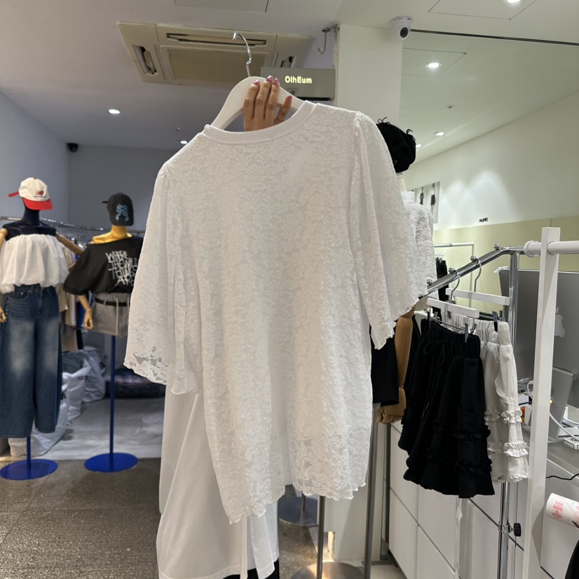 OREUM直郵韓國代購㊣女裝新品休閑時尚推薦熱賣25春夏人氣T恤OihEumT恤
