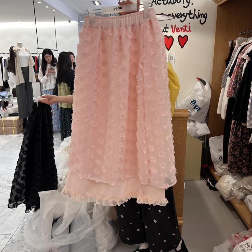 VENTI韓國㊣直郵東大門代購女裝新款25春夏熱賣時尚人氣長裙VENTI長裙圖色2