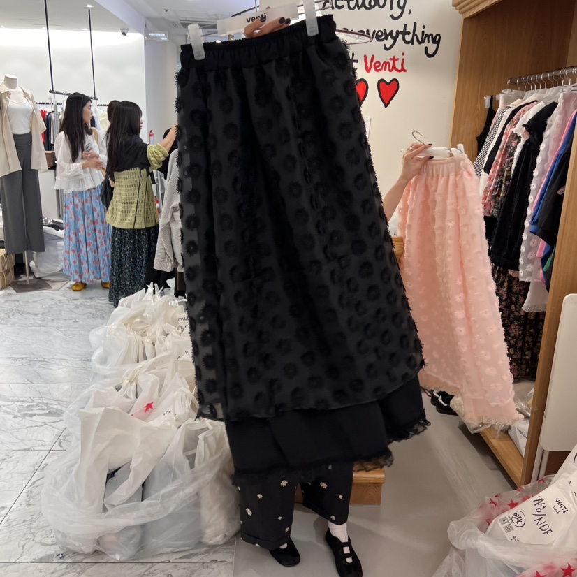 VENTI韓國㊣直郵東大門代購女裝新款25春夏熱賣時尚人氣長裙VENTI長裙圖色3