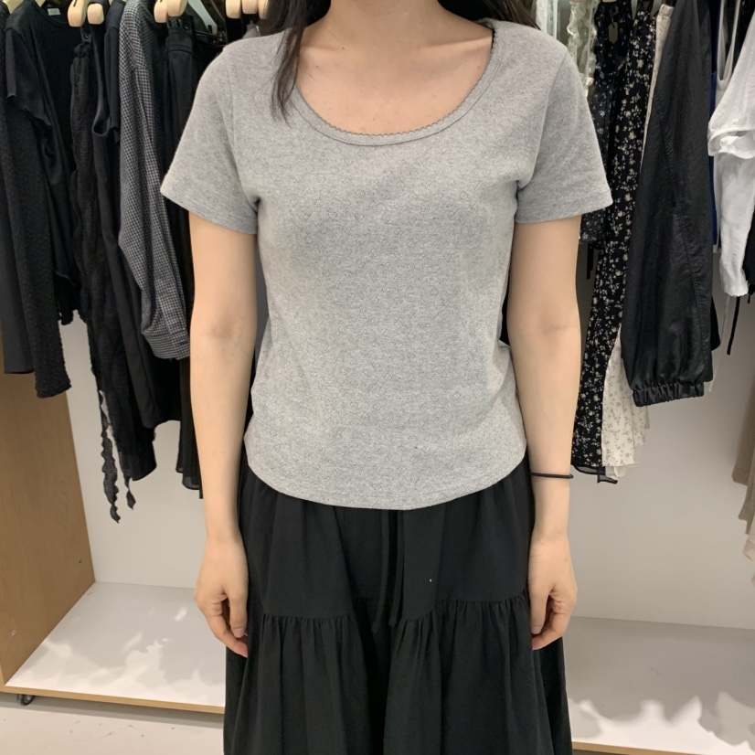 ALOT韓國㊣直郵東大門代購女裝新款推薦時尚熱賣人氣休閑T恤A LOTT恤圖色3
