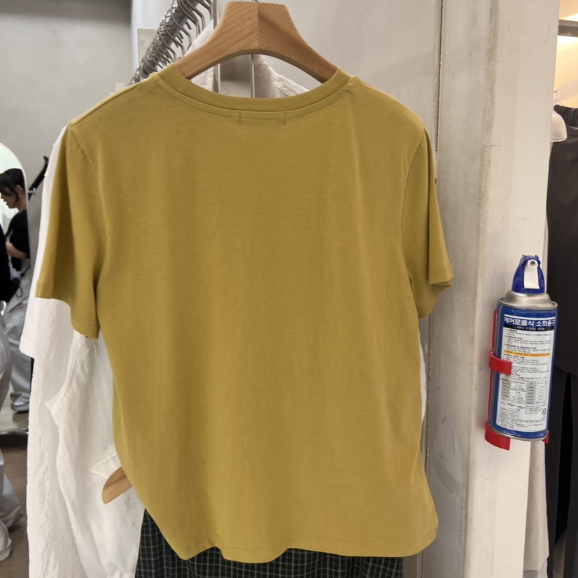 VILLABUTTON直郵韓國代購㊣女裝新品休閑時尚推薦熱賣25春夏T恤VILLABUTTONT恤