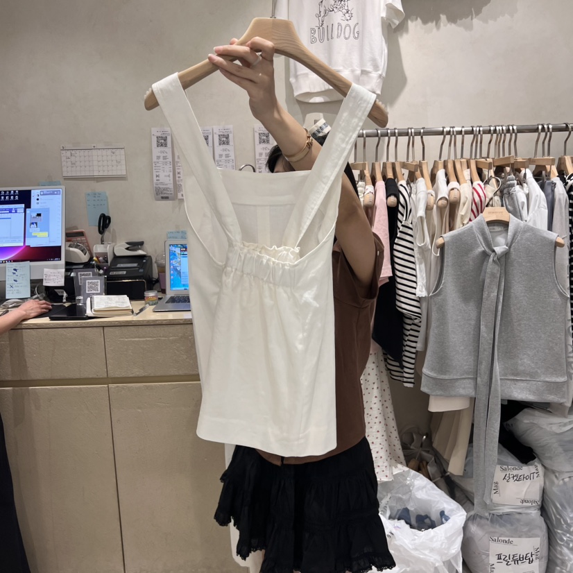 SALONDEMAG韓國直郵㊣東大門實拍女裝新品人氣時尚吊帶背心SALONDEMAG吊帶/背心