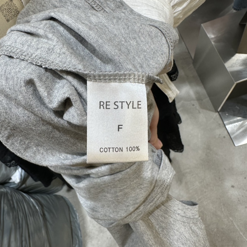 RE STYLE-Q韓國直郵㊣東大門實拍女裝新品休閑25春夏熱賣T恤RE STYLET恤