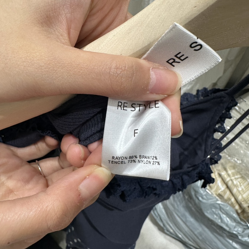 RE STYLE-Q韓國直郵㊣東大門實拍女裝新款熱賣休閑吊帶背心RE STYLE吊帶/背心