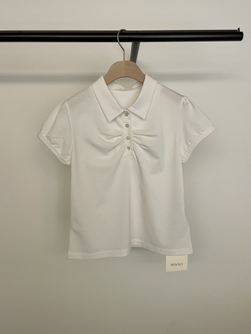 BOLD-A韓國㊣直郵東大門代購女裝新品時尚熱賣襯衫蕾絲衫褶皺RE BOLD襯衫/蕾絲衫圖色2