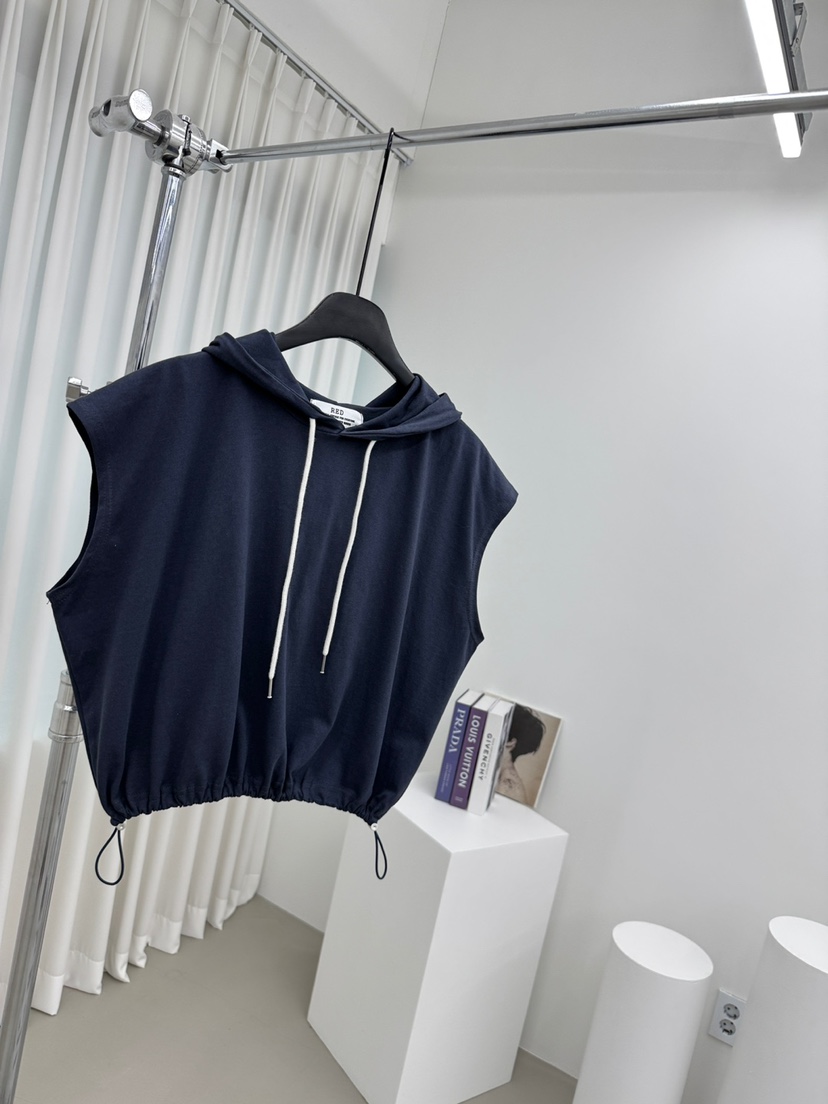 RED-A韓國直郵㊣東大門實拍女裝新款時尚人氣吊帶背心連帽RED-A吊帶/背心圖色3