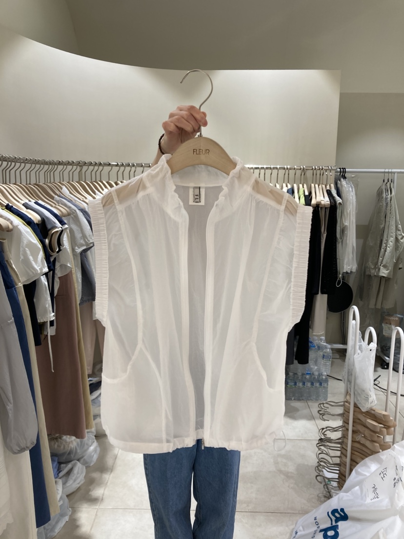 FLEUR-P直郵韓國代購㊣女裝新品休閑25春夏時尚熱賣推薦馬甲FLEUR馬甲