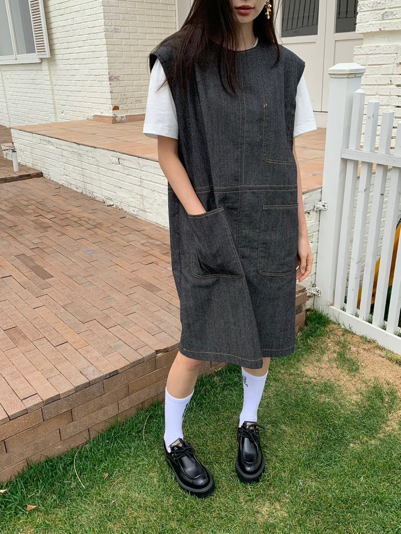 LOVE MY SANTA韓國直郵㊣東大門實拍女裝新款時尚休閑連衣裙Santa/LOVE MY SANTA連衣裙
