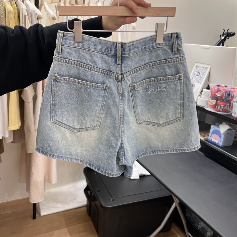 SPAGHETTI韓國㊣直郵東大門代購女裝新品25春夏人氣熱賣短褲spaghetti短褲