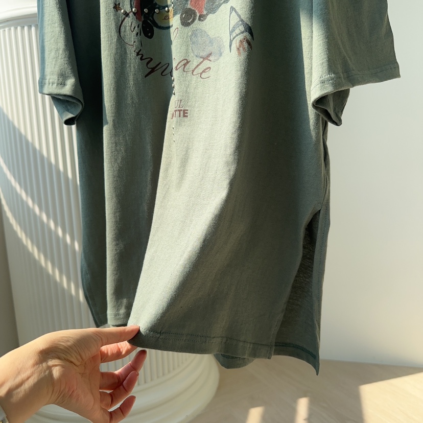 PALETTE-Q韓國㊣直郵東大門代購女裝新品25春夏人氣時尚T恤PALETTET恤