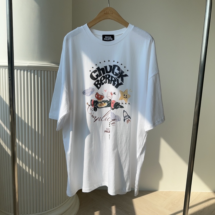 PALETTE-Q韓國㊣直郵東大門代購女裝新品25春夏人氣時尚T恤PALETTET恤