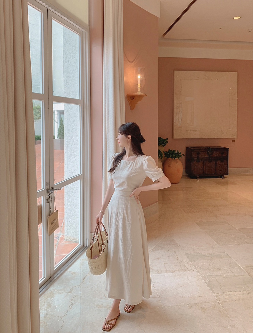 FRILL-T韓國直郵㊣女裝新品25春夏休閑時尚人氣熱賣套裝套裝FRILL-T套裝