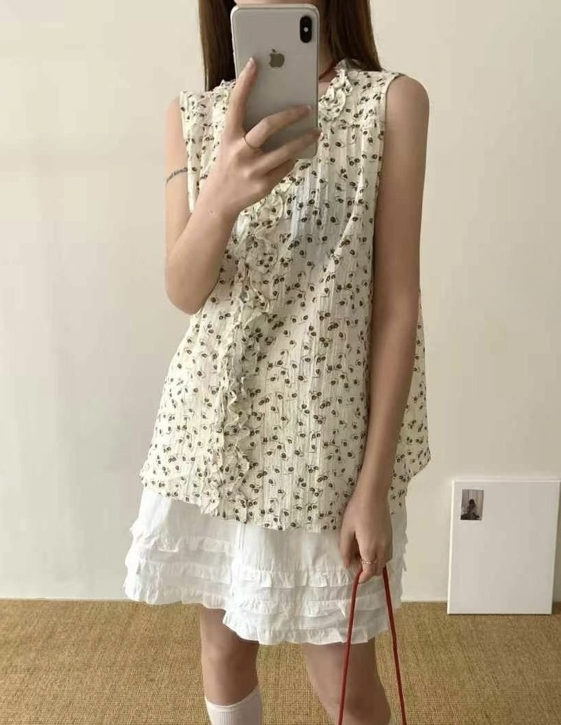 OLA韓國㊣直郵東大門代購女裝新款推薦休閑時尚25春夏襯衫蕾絲衫mellor/OLA襯衫/蕾絲衫