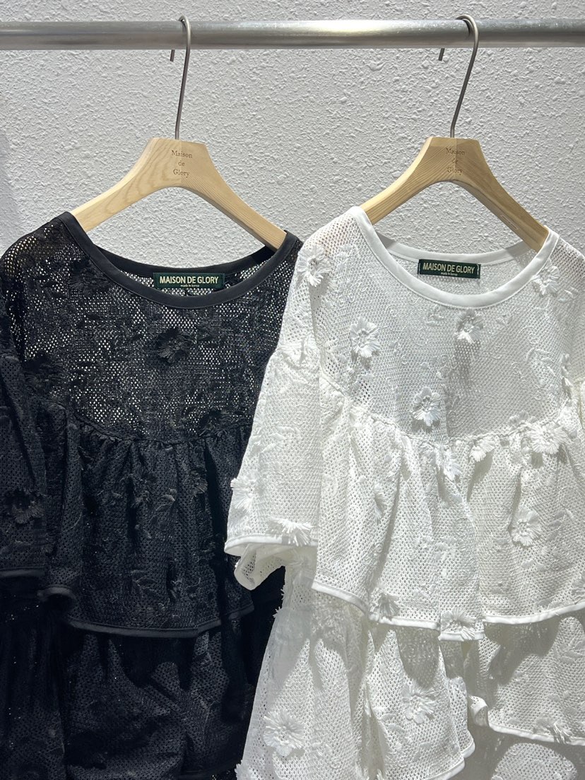 MAISONDEGLORY韓國直郵㊣東大門實拍女裝新款25春夏襯衫蕾絲衫MAISON DE GLORY襯衫/蕾絲衫