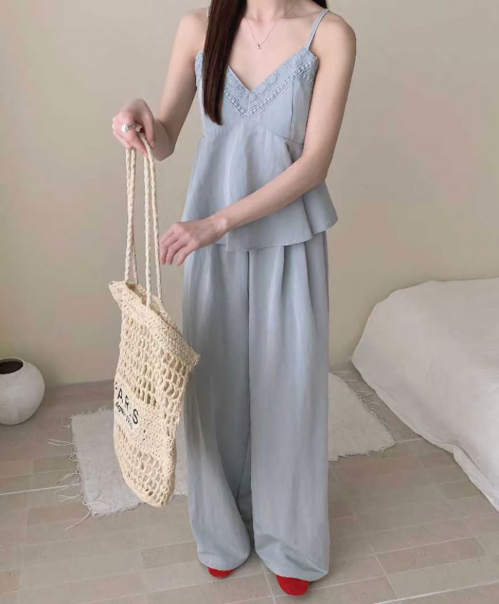 FEMME韓國直郵㊣女裝新款人氣時尚休閑推薦熱賣25春夏套裝兩件套FEMME套裝圖色2