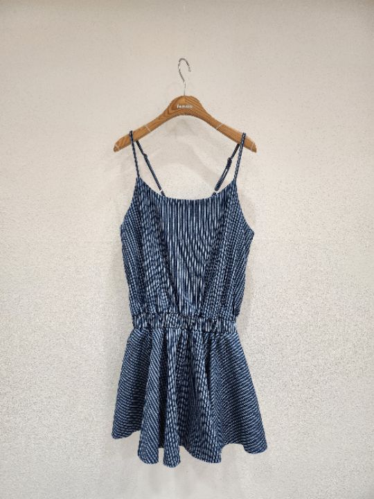 FEMME韓國㊣直郵東大門代購女裝新品休閑推薦人氣連衣裙條紋FEMME連衣裙圖色2