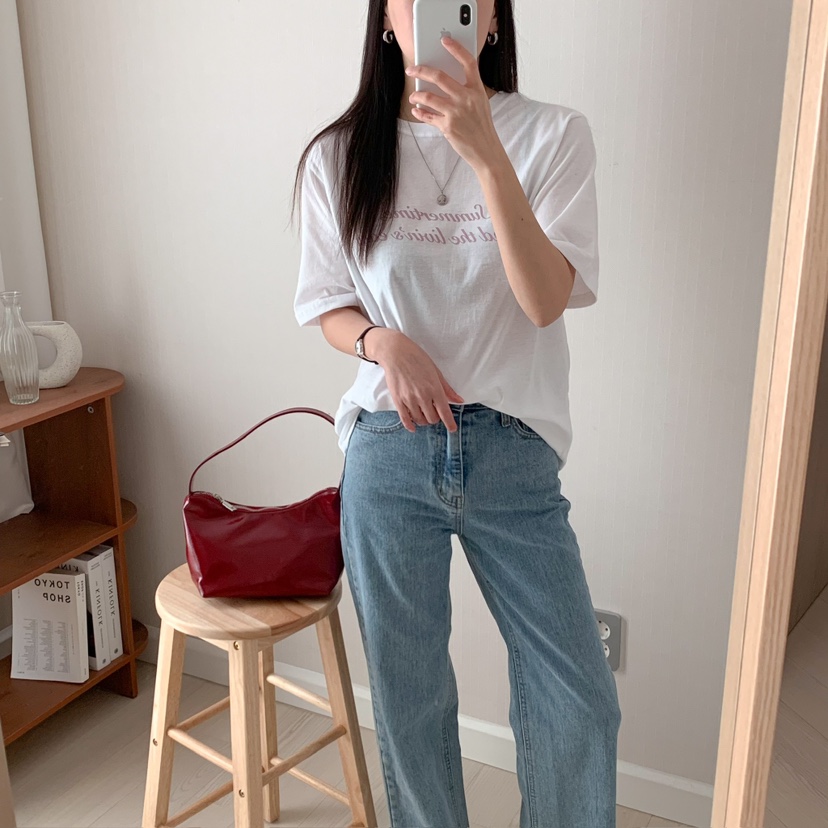 HELLO JINI韓國㊣直郵東大門代購女裝新品休閑時尚熱賣T恤HELLO JINIT恤