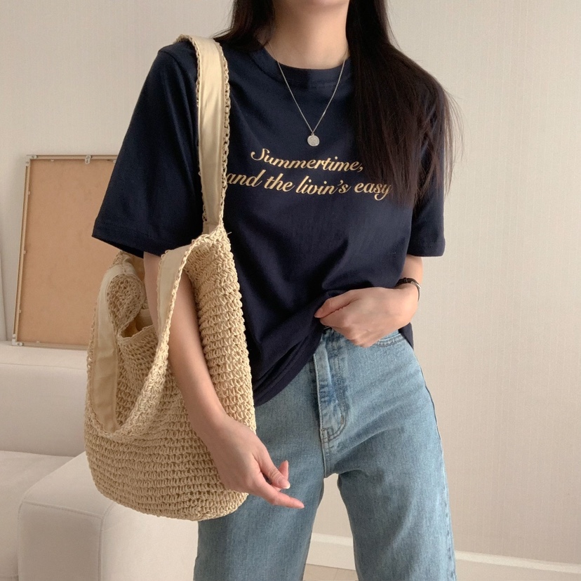 HELLO JINI韓國㊣直郵東大門代購女裝新品休閑時尚熱賣T恤HELLO JINIT恤