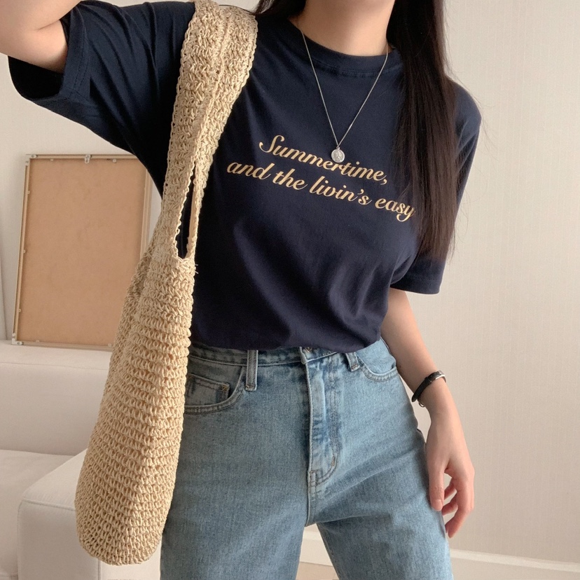 HELLO JINI韓國㊣直郵東大門代購女裝新品休閑時尚熱賣T恤HELLO JINIT恤