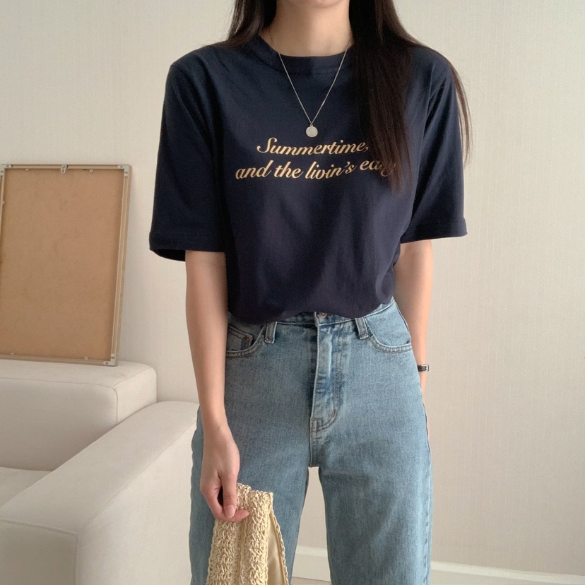 HELLO JINI韓國㊣直郵東大門代購女裝新品休閑時尚熱賣T恤HELLO JINIT恤