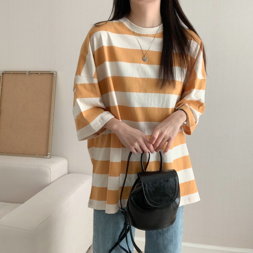 FROMJINI韓國㊣直郵東大門代購女裝新款時尚休閑熱賣25春夏T恤FROMJINIT恤