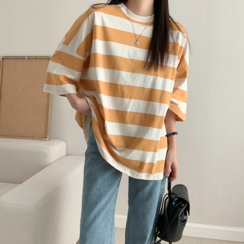 FROMJINI韓國㊣直郵東大門代購女裝新款時尚休閑熱賣25春夏T恤FROMJINIT恤