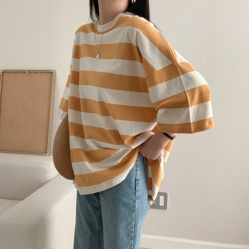 FROMJINI韓國㊣直郵東大門代購女裝新款時尚休閑熱賣25春夏T恤FROMJINIT恤