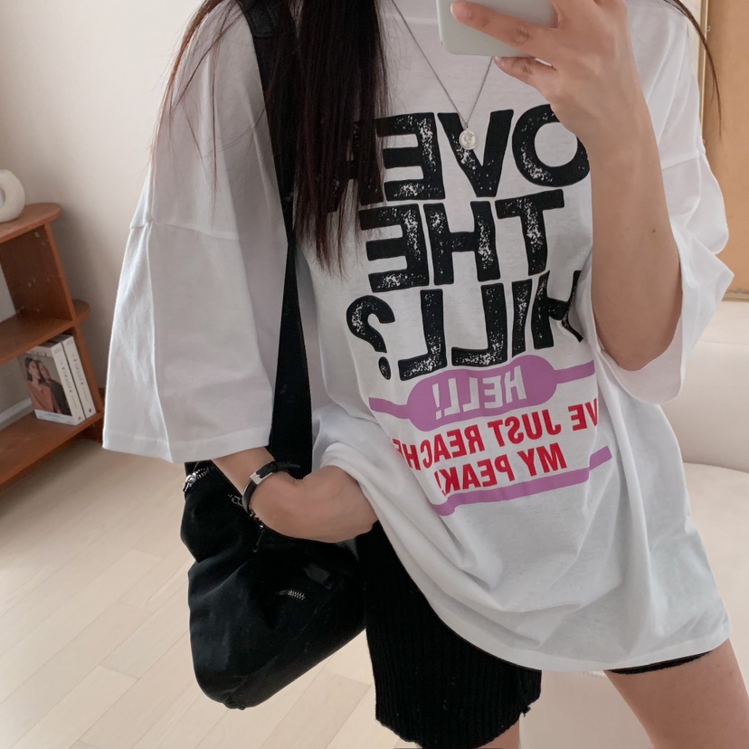 FROMJINI韓國直郵㊣女裝新品熱賣25春夏推薦人氣時尚休閑T恤FROMJINIT恤