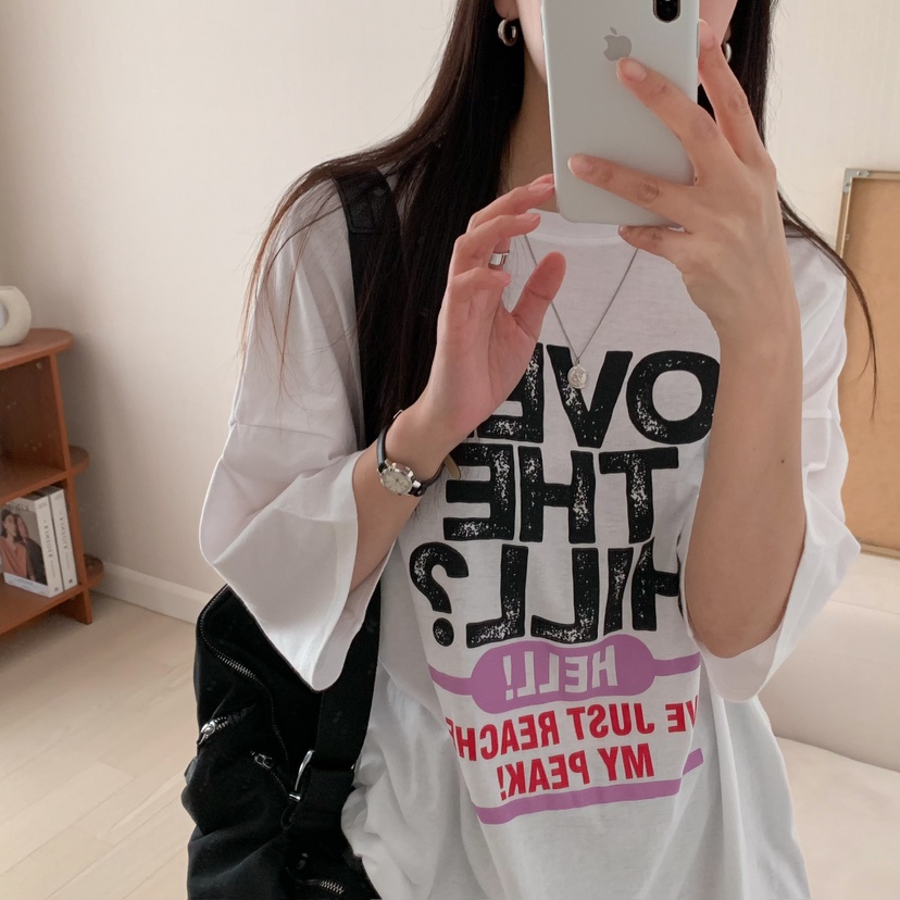 FROMJINI韓國直郵㊣女裝新品熱賣25春夏推薦人氣時尚休閑T恤FROMJINIT恤