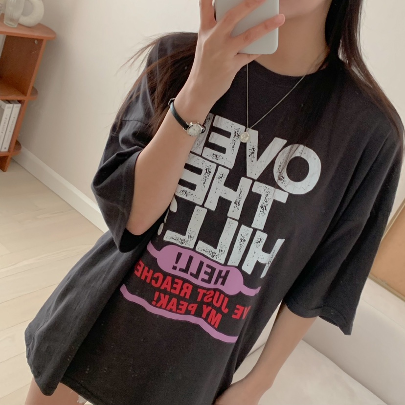 FROMJINI韓國直郵㊣女裝新品熱賣25春夏推薦人氣時尚休閑T恤FROMJINIT恤