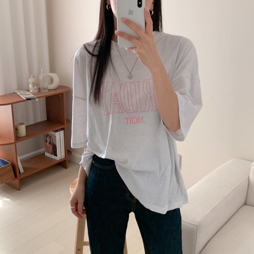 HELLO JINI韓國㊣直郵東大門代購女裝新品25春夏推薦熱賣T恤HELLO JINIT恤