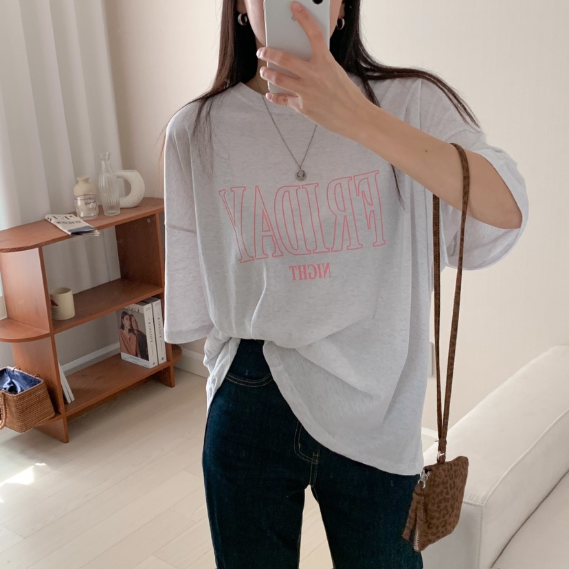 HELLO JINI韓國㊣直郵東大門代購女裝新品25春夏推薦熱賣T恤HELLO JINIT恤