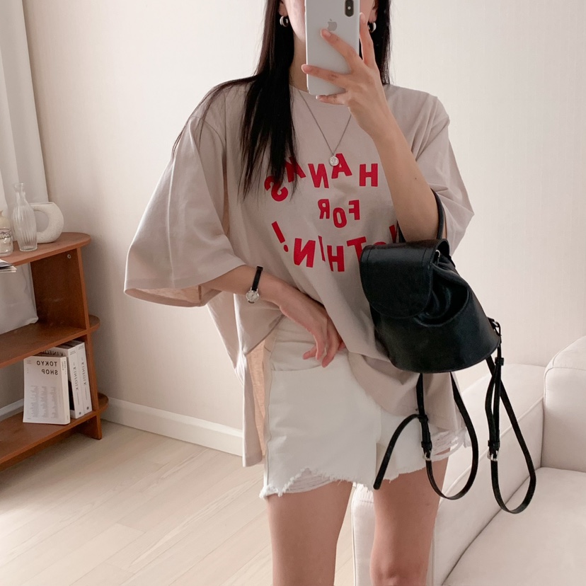 FROMJINI韓國直郵㊣女裝新品時尚熱賣25春夏推薦人氣休閑T恤FROMJINIT恤