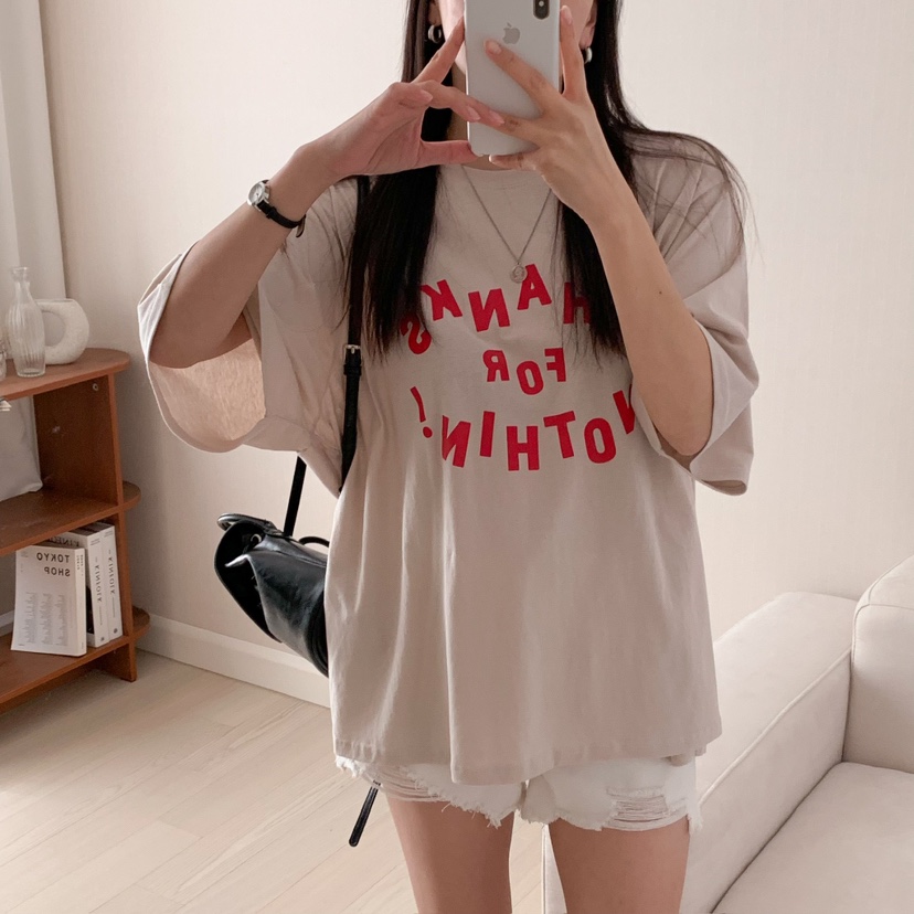 FROMJINI韓國直郵㊣女裝新品時尚熱賣25春夏推薦人氣休閑T恤FROMJINIT恤