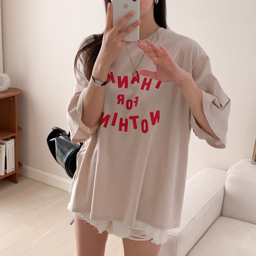 FROMJINI韓國直郵㊣女裝新品時尚熱賣25春夏推薦人氣休閑T恤FROMJINIT恤
