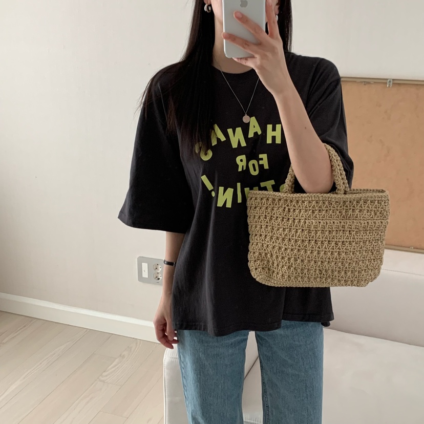FROMJINI韓國直郵㊣女裝新品時尚熱賣25春夏推薦人氣休閑T恤FROMJINIT恤