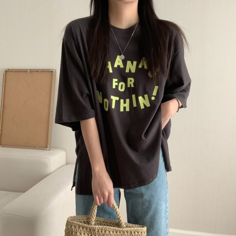 FROMJINI韓國直郵㊣女裝新品時尚熱賣25春夏推薦人氣休閑T恤FROMJINIT恤