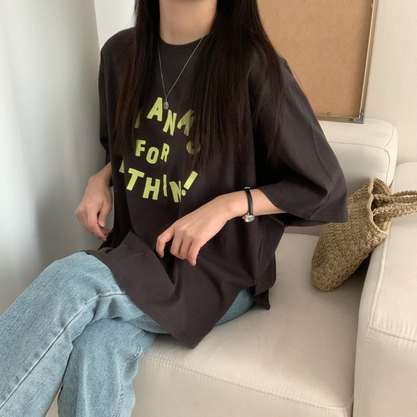 FROMJINI韓國直郵㊣女裝新品時尚熱賣25春夏推薦人氣休閑T恤FROMJINIT恤