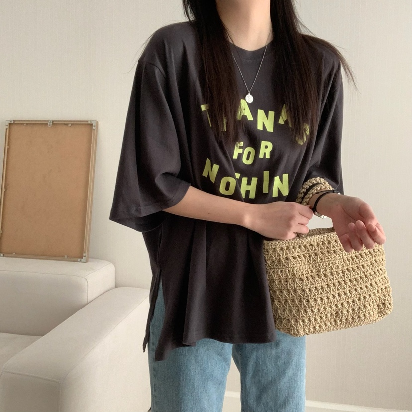 FROMJINI韓國直郵㊣女裝新品時尚熱賣25春夏推薦人氣休閑T恤FROMJINIT恤