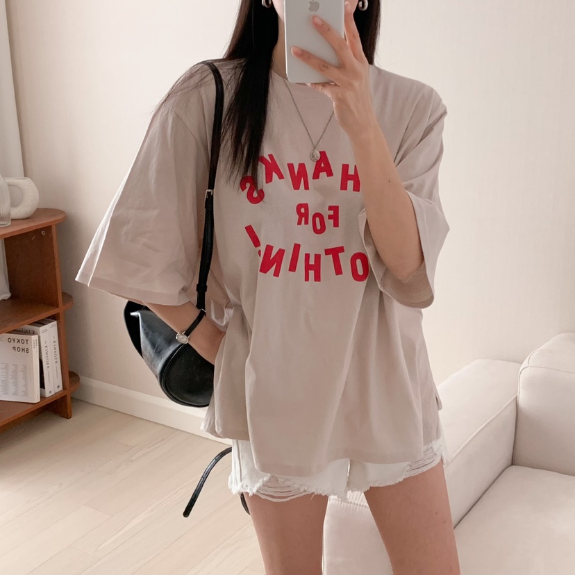 FROMJINI韓國直郵㊣女裝新品時尚熱賣25春夏推薦人氣休閑T恤FROMJINIT恤
