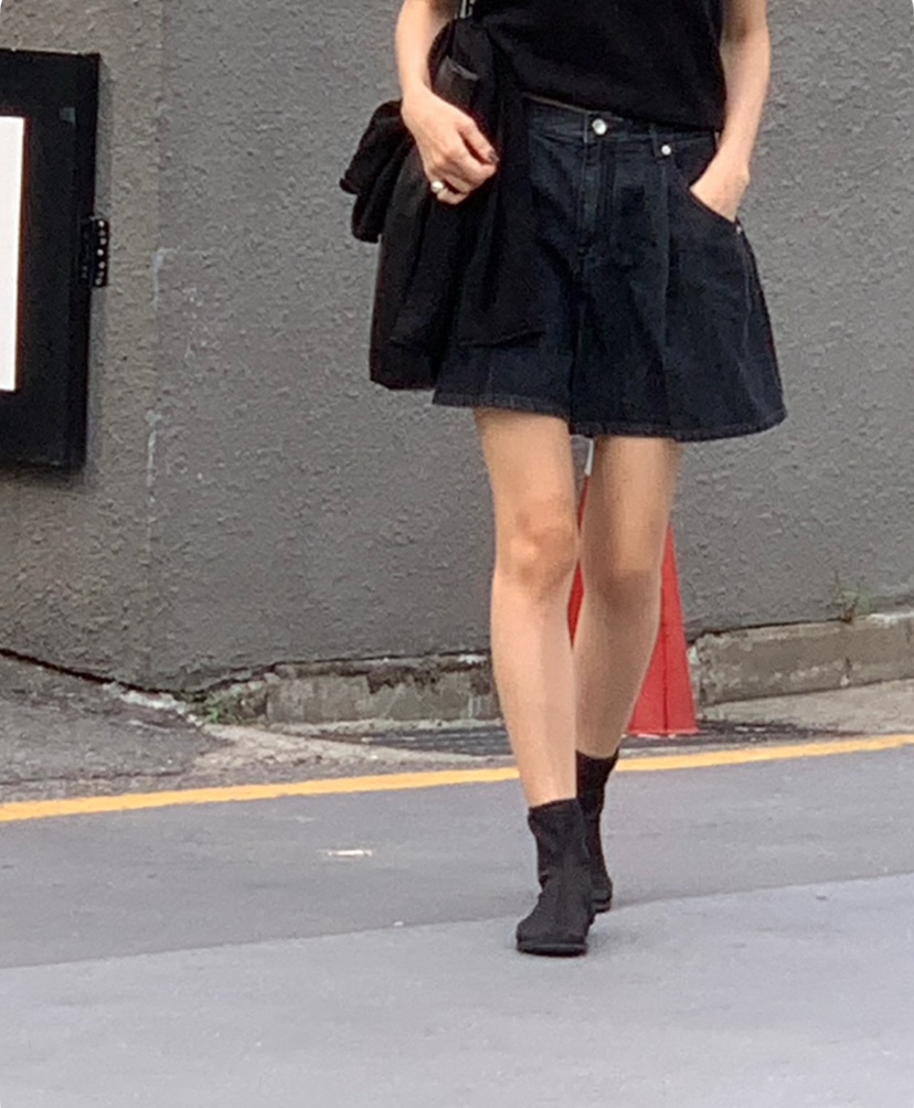 A Flan韓國直郵㊣女裝新款休閑時尚熱賣人氣推薦25春夏短褲AFN/A Flan短褲