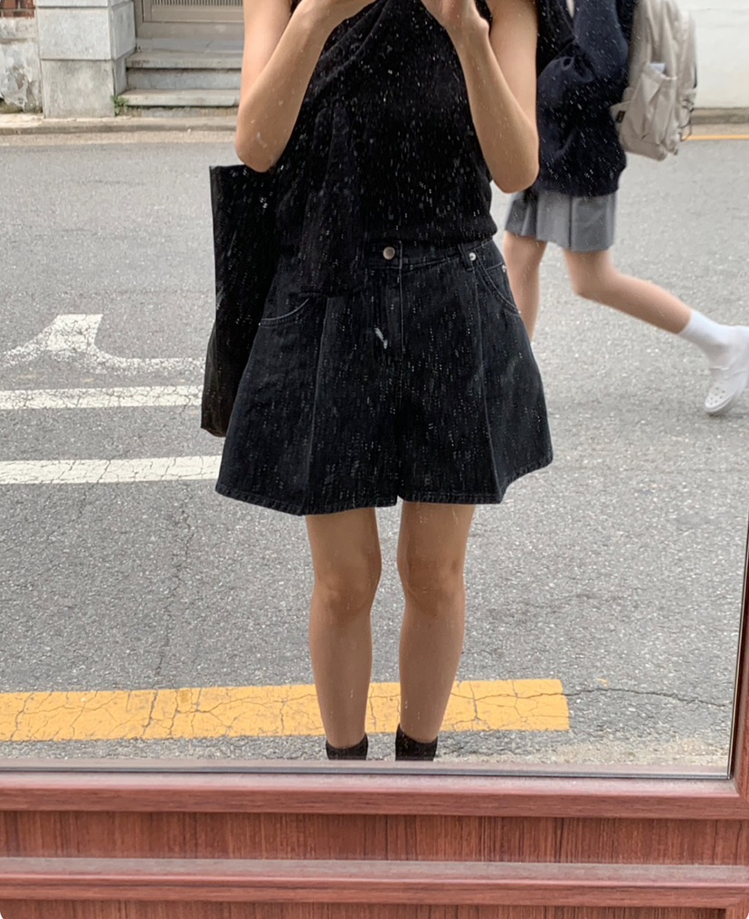 A Flan韓國直郵㊣女裝新款休閑時尚熱賣人氣推薦25春夏短褲AFN/A Flan短褲