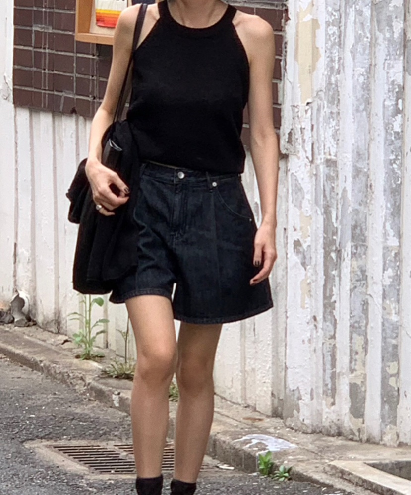 A Flan韓國直郵㊣女裝新款休閑時尚熱賣人氣推薦25春夏短褲AFN/A Flan短褲