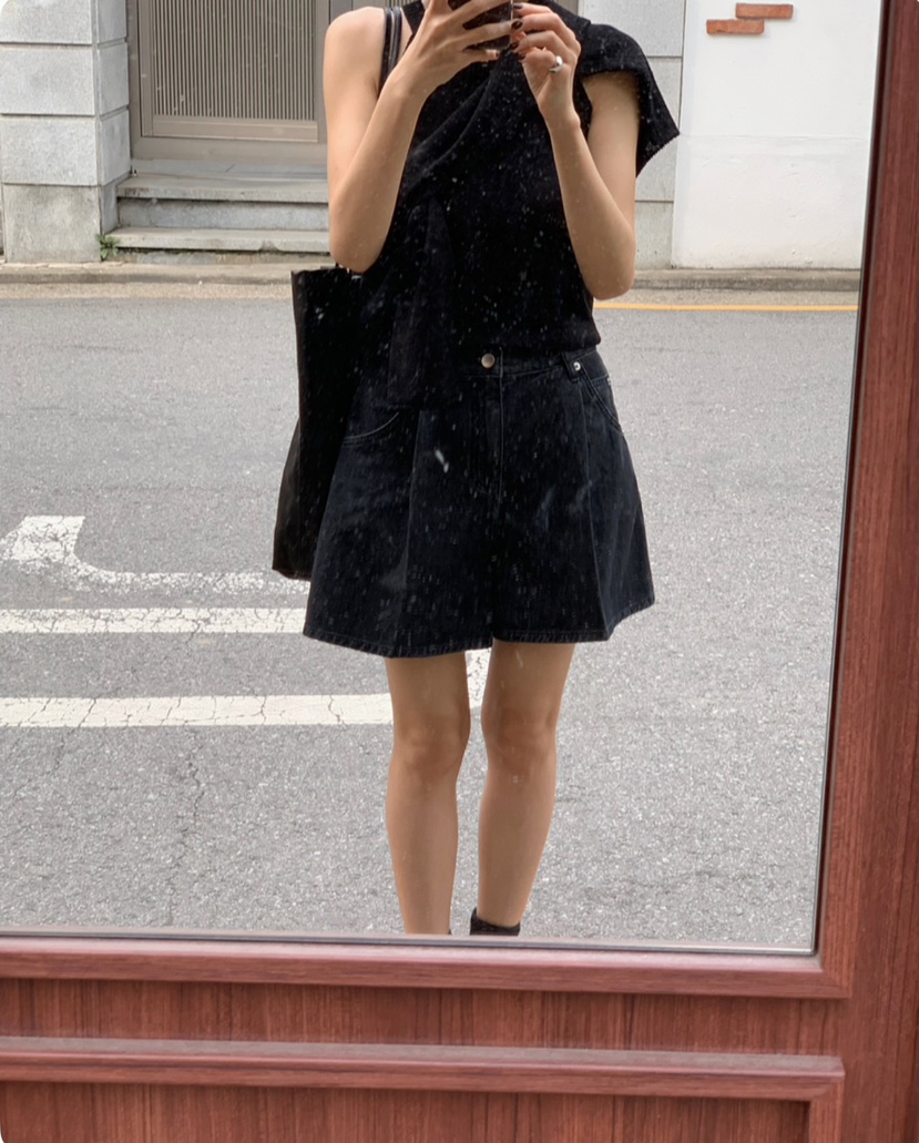 A Flan韓國直郵㊣女裝新款休閑時尚熱賣人氣推薦25春夏短褲AFN/A Flan短褲