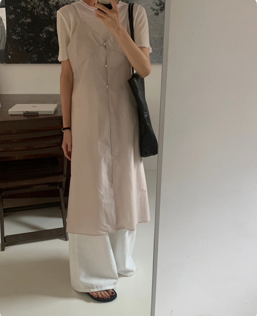A Flan韓國㊣直郵東大門代購女裝新品25春夏推薦人氣連衣裙AFN/A Flan連衣裙