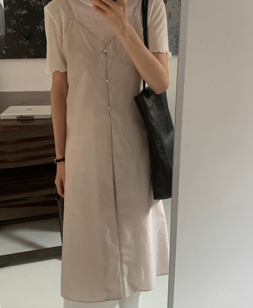 A Flan韓國㊣直郵東大門代購女裝新品25春夏推薦人氣連衣裙AFN/A Flan連衣裙