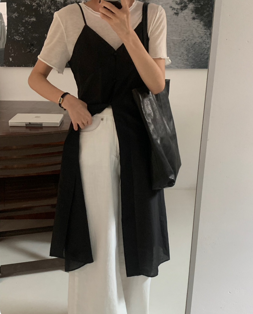 A Flan韓國㊣直郵東大門代購女裝新品25春夏推薦人氣連衣裙AFN/A Flan連衣裙